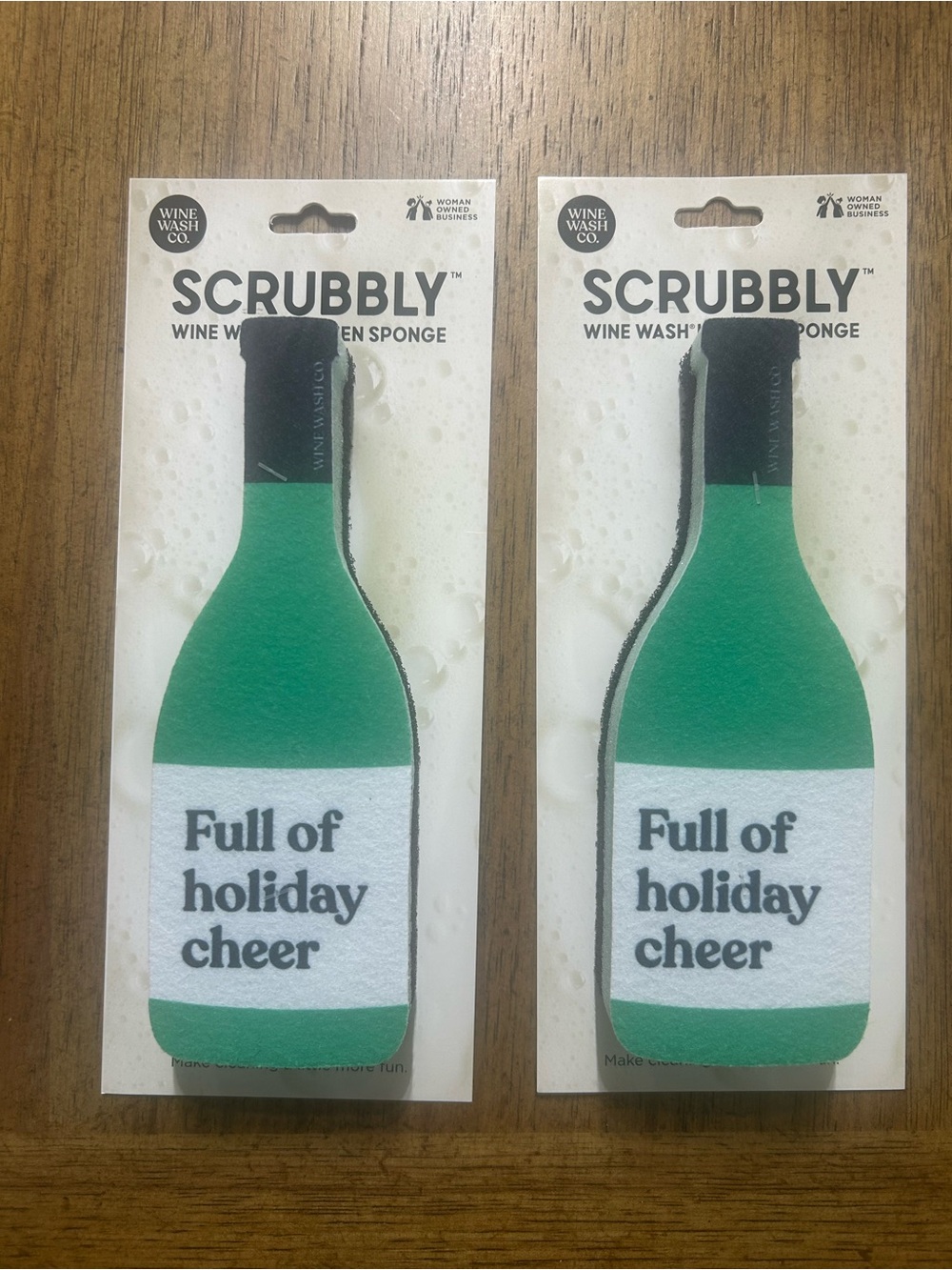 “Full of holiday cheer” 🍷 🧽 kitchen sponges 🆕